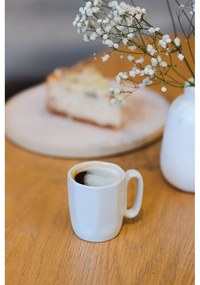 Biele hrnčeky na espresso z kameniny v súprave 2 ks 80 ml Fuori – Vialli Design