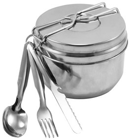 Home Elements Ešus s hrnkem a příborem (sada 7 dílů), II. jakost