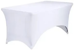 Pokrývka/obrus na stôl  v obdľžnikovom tvare - biely