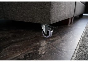 Tmavosivá rozkladacia rohová pohovka (pravý roh) Manama – Balcab Home