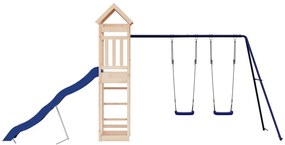 Vonkajšia súprava na hranie masívna borovica