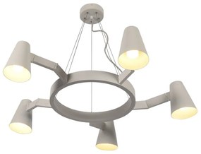 Sivé závesné svietidlo Biarritz – it's about RoMi