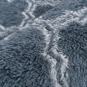 Protišmykový koberec DECOR strieborný