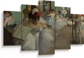 Obraz - Edgar Degas, The Dance Class, reprodukcia (150x105 cm)