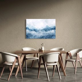 Obraz - Mraky a vlny, akvarel (90x60 cm)