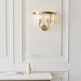 Endon 106450 - Nástenné svietidlo CHESTERFIELD 2xE14/6W/230V mosadz