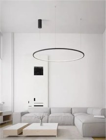 LED luster Tarquin 100 čierne