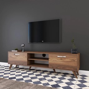 TV stolík/skrinka Macky (Orech). Akcia -13%. Vlastná spoľahlivá doprava až k Vám domov. 1072057