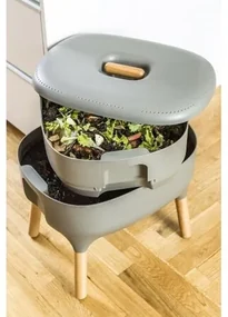 Plastia Vermikompostér Urbalive, sivá
