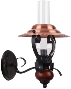 Rabalux Enna nástenná lampa 1x40 W čierna 7868