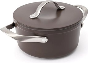 Elmich Nepriľnavý keramický hrniec Zen Ø 18 cm – hnedá