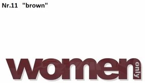 Dekoračný nápis na stenu WOMAN čierna