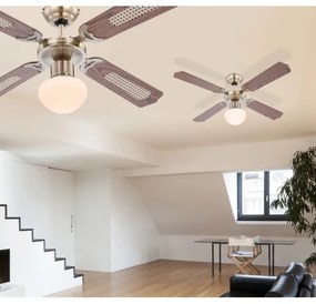 GLOBO 309 - Stropný ventilátor CHAMPION 1xE27/60W/230V