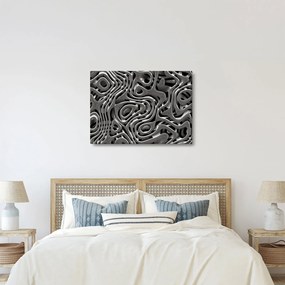 Obraz - Metalická abystrakcia (70x50 cm)