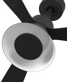 FARO 33761WT-23-LED Stmievateľný ventilátor AMELIA L CONE LED/20W/230V čierny pr.132 cm WT +DO