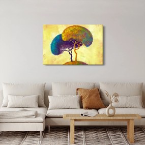 Obraz - Stromy na kopci (90x60 cm)
