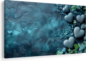 Obraz - Kamene tvaru srdca (90x60 cm)