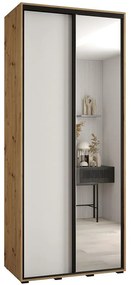 Skriňa 45 Canaris 3 130 artisan/biela/čierna