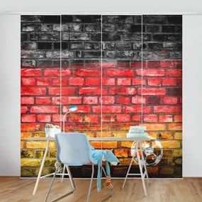 MANUFACTURER -  Súprava posuvnej záclony - Nemecko Stonewall - 4 panely
