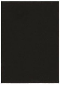 Kusový koberec COLOR UNI Black, 140x200, čierna, obývacia izba, B-line