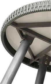 Svetlosivá záhradná lounge súprava Bistro – Unique Furniture