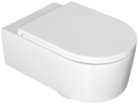 Isvea Isvea, SISTEMA A závesná WC misa, Rimless, 36x53,5cm, biela, 10SL02001