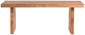 furniture-nabytek.cz - Masívny jedálenský stôl z manga, lakovaný, hnedý – 175×100 cm