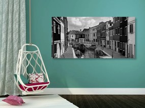 Obraz čiernobiele Benátky