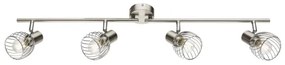 Globo 54809-4 - Bodové svietidlo TEXAS 4xE14/40W/230V matný chróm