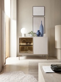 KOMODA ALESSIO 104 cm KAŠMÍR LED