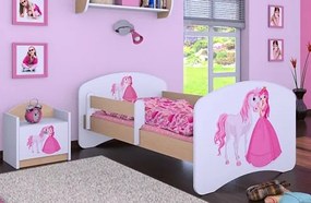 Detská posteľ bez šuplíku 140x70cm PRINCEZNA A KONÍK