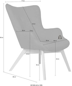 Tmavozelené kreslo Niko – Ropez