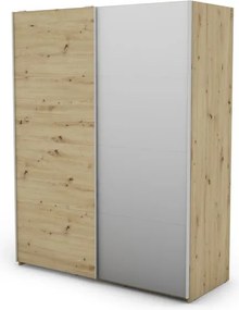 Šatníková skriňa Carlos 150/61 2D, dub artisan, 150 cm