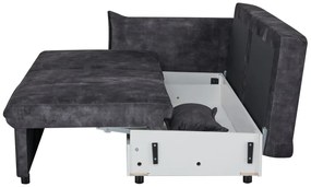Rozkladacia pohovka APARTMENT 215 cm velvet sivá