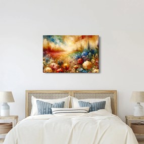 Obraz - Pestrofarebná lúka (90x60 cm)