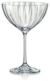 Bohemia Crystal poháre na martini a koktaily Waterfall 340 ml (set po