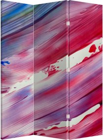 Paraván - ružovomodrá farby (126x170 cm)