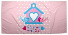 Sablio Uterák Šťastné výročí 2 - 30x50 cm