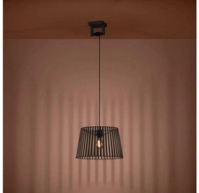 Eglo 390002 - Luster na lanku BOGOTA 1xE27/40W/230V čierna