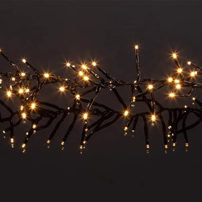 Svetelná reťaz vnútorná / vonkajšia teplá biela 1512 LED