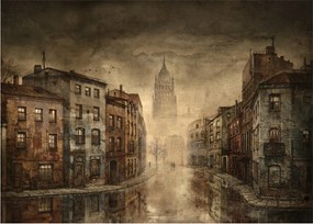 Obraz - Maľba mesta (70x50 cm)