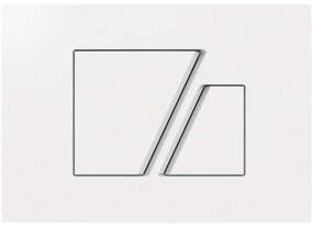 Tlačidlo S 707 alpská biela 16.707.01