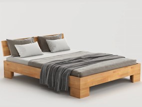 Vysoká posteľ z bukového dreva 120x200 cm Alemria