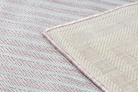 Dywany Łuszczów Kusový koberec Sion Sisal Labirinth 22376 pink/ecru – na von aj na doma - 160x220 cm