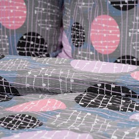 4Home Krepové obliečky Pink illusion, 140 x 200 cm, 70 x 90 cm, 140 x 200 cm, 70 x 90 cm