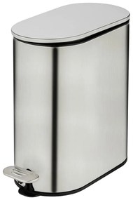 Pedálový odpadkový kôš z nehrdzavejúcej ocele v matne striebornej farbe 5 l Collungo – Wenko