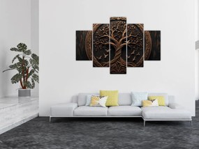 Obraz – Drevený strom života (150x105 cm)