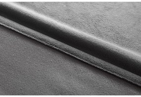 Sivý zatemňovací záves VELVET 140x250 cm Zavesenie: Kovové krúžky