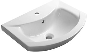 Aqualine - Zapustené umývadlo ZERO 55x44 cm keramika/biela