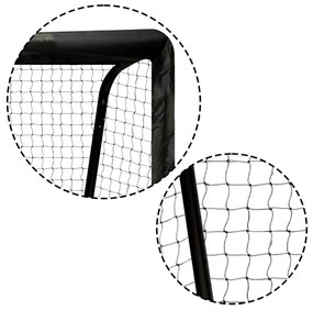 Neo-Sport Futbalová bránka 180 x 120 x 60 cm NS-463 čierno-červená